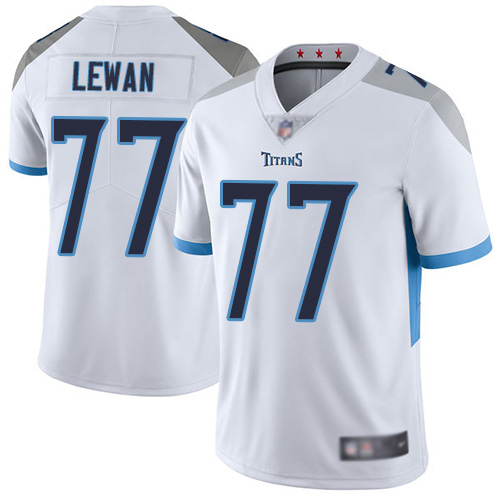 Tennessee Titans Limited White Men Taylor Lewan Road Jersey NFL Football #77 Vapor Untouchable->women nfl jersey->Women Jersey